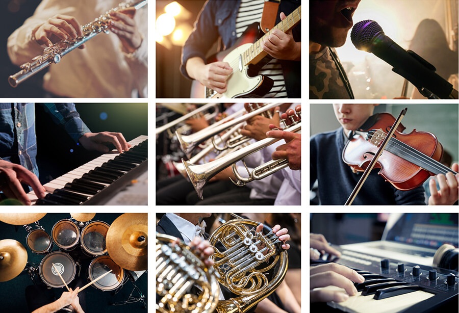 高校の時間割に沿った年間35回の音楽レッスン！